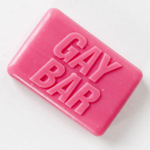 pink gay bar soap from funky gifts nz