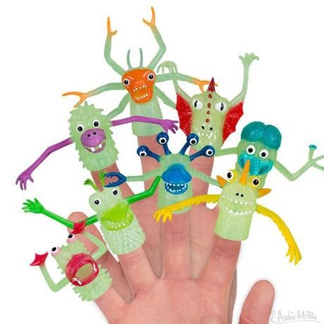 Deluxe Finger Monster - Glow in the Dark - Funky Gifts NZ