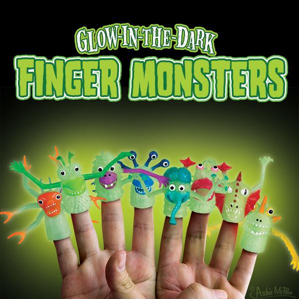 Deluxe Glow in the Dark Finger Monsters