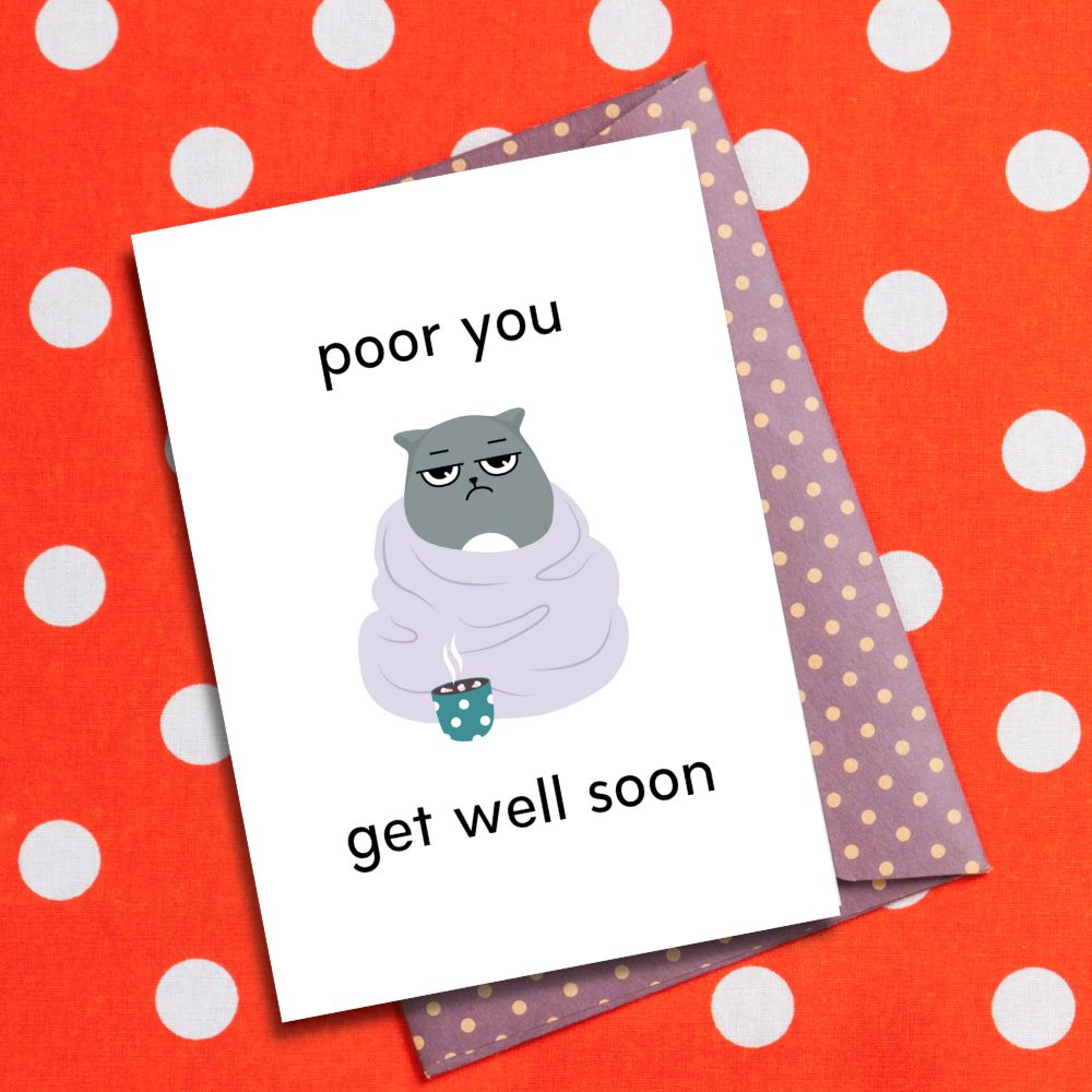 Greeting Card - Poor You - Funky Gifts NZ