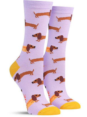 Sock It To Me - Women's Crew Socks - Hot Dogs - Funky Gifts NZ