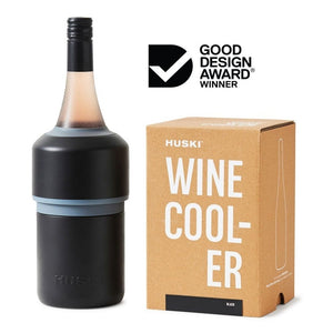 Huski Wine Cooler - Black - Funky Gifts NZ