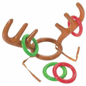 Inflatable Reindeer Antlers Ring Toss Game - Funky Gifts NZ