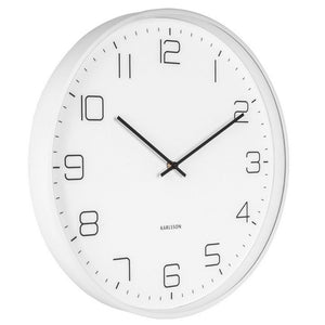 Karlsson Wall Clock Lofty - White - Funky Gifts NZ