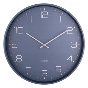 karlsson lofty wall clock night blue from funky gifts nz front angle
