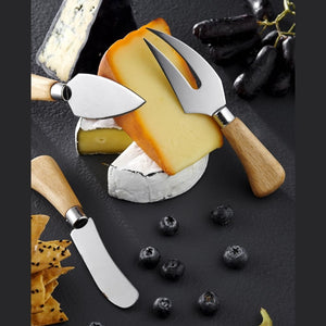 Tempa Fromagerie Round 4pc Cheese Board Set - Funky Gifts NZ