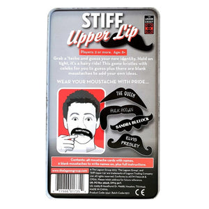 stiff upper lip tin game from funky gifts nz