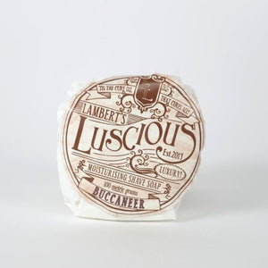 lamberts luscious shaving shave soap buccaneer from funky gifts nz