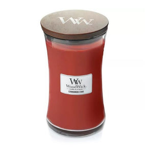Large WoodWick Scented Soy Candle - Cinnamon Chai - Funky Gifts NZ