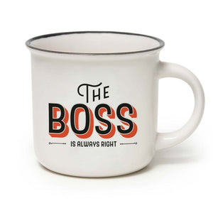 The Boss Is Always Right Mug - Funky Gifts NZ