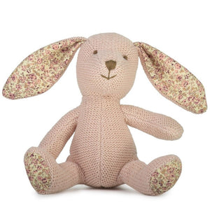 Lily & George - Beatrix Knitted Bunny Soft Toy - Funky Gifts NZ