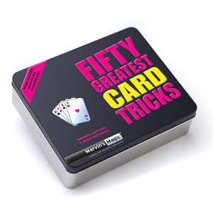 Marvin's Magic Tins - Fifty Greatest Card Tricks - Funky Gifts NZ