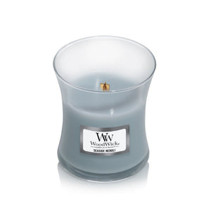 Medium WoodWick Scented Soy Candle - Seaside Neroli - Funky Gifts NZ