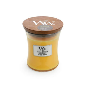 medium seaside mimosa woodwick candle from funky gifts nz