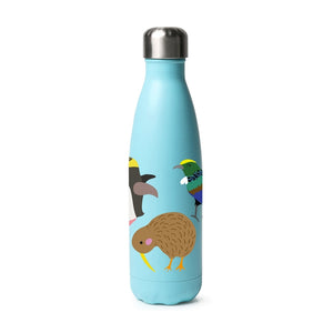 Moana Rd 500ml Drink Bottle - NZ Birds - Funky Gifts NZ