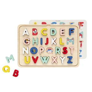 Petit Collage ABC Puzzle Tray - Funky Gifts NZ
