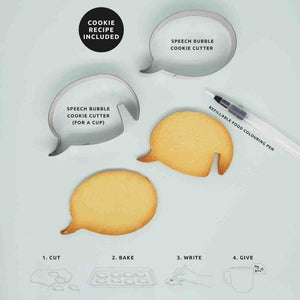 DIY Speech Bubbles Cookie Kit - Funky Gifts NZ