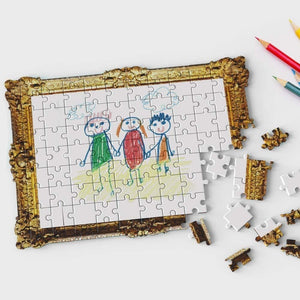 DIY Jigsaw Puzzle - Framed Drawing - Funky Gifts NZ