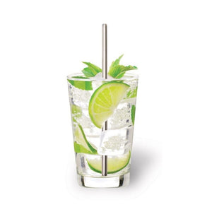 Single straight metal straw from funky gifts nz