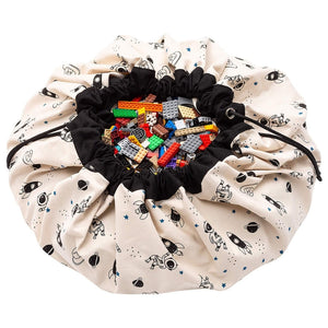 Play and Go Storage Bag - Glow in the Dark Space - Funky Gifts NZ