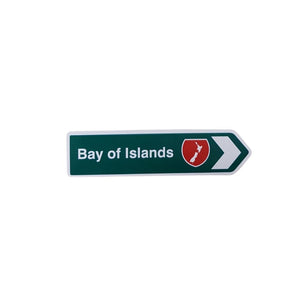 NZ Road Sign Magnet - Bay of Islands - Funky Gifts NZ