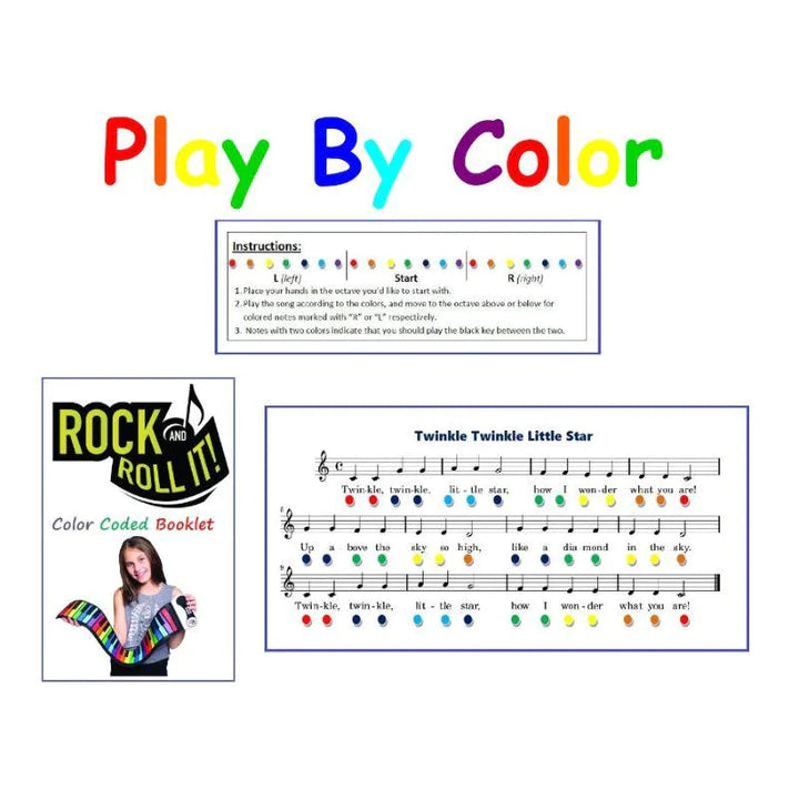 Rock & Roll It - Rainbow Piano - Funky Gifts NZ