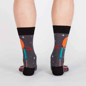Sock It To Me - Men's Crew Socks - Launch From Earth - Funky Gifts NZ