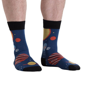 Sock It To Me - Men's Crew Socks - Planets - Funky Gifts NZ