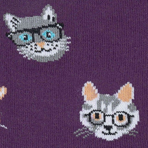 Sock It To Me - Women's Crew Socks - Smarty Cats - Funky Gifts NZ