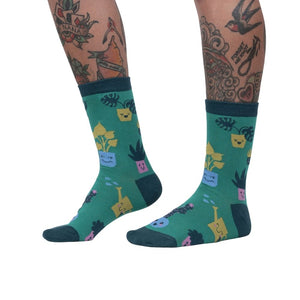 Sock It To Me - Women's Crew Socks - Plant Mom - Funky Gifts NZ