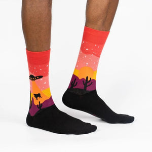 Sock It To Me - Men's Crew Socks - Area 51 - Funky Gifts NZ