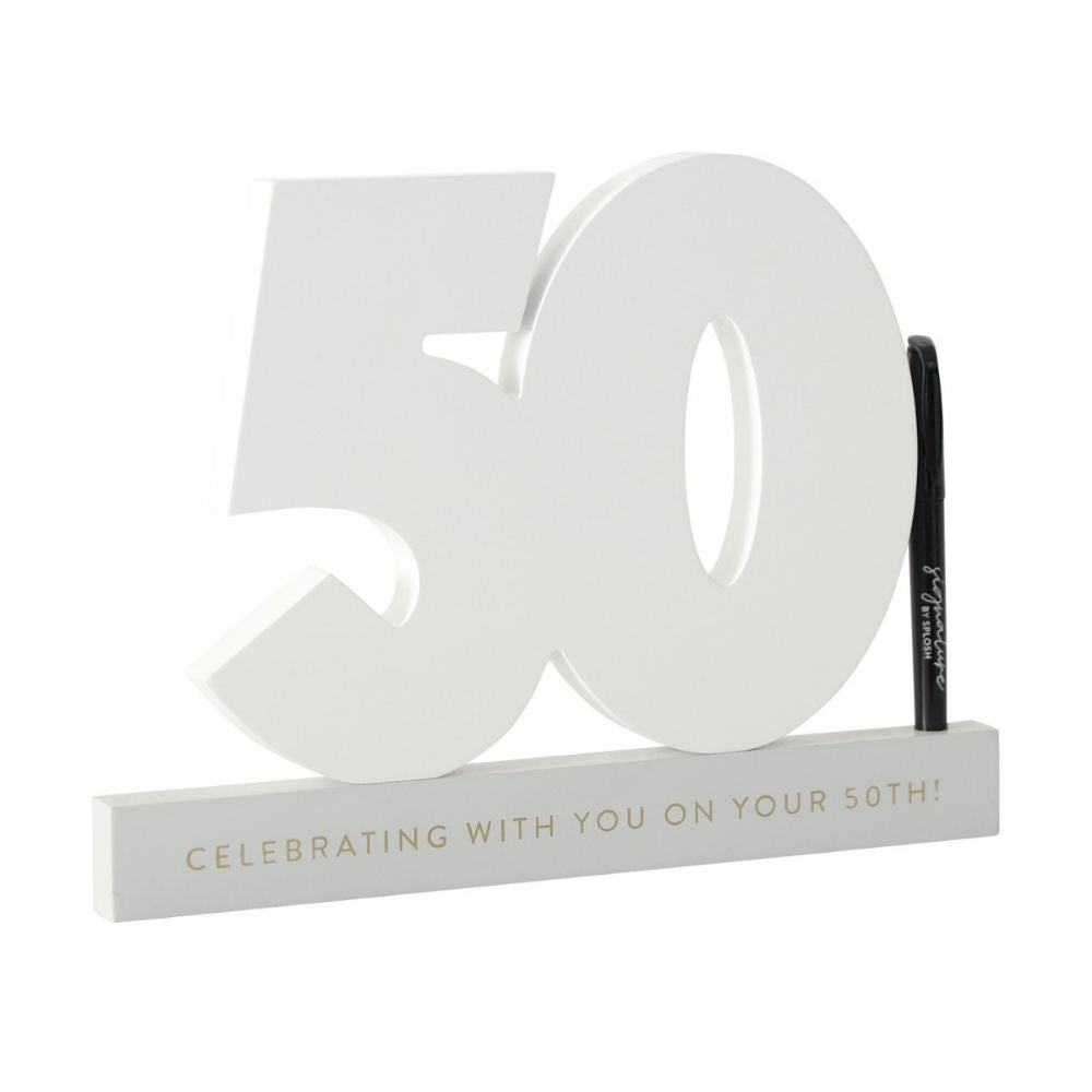 50th birthday signature number from funky gifts nz