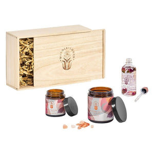 wanderflower time to unwind bathing gift set from funky gifts nz