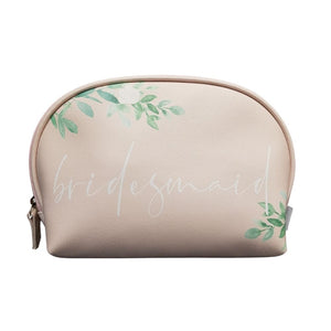 Wedding Bridesmaid Cosmetic Bag - Floral - Funky Gifts NZ