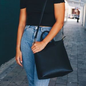Woburn Handbag - Black - Funky Gifts NZ