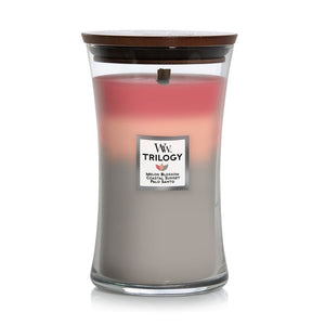 Large Trilogy WoodWick Scented Soy Candle - Shoreline - Funky Gifts NZ