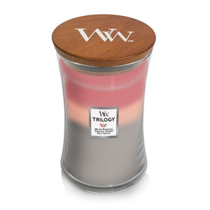 Large Trilogy WoodWick Scented Soy Candle - Shoreline - Funky Gifts NZ