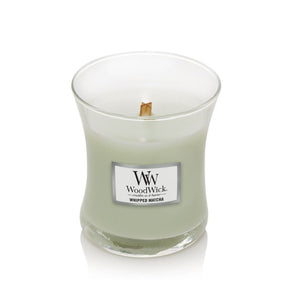 medium whipped matcha woodwick scented soy candle from funky gifts nz
