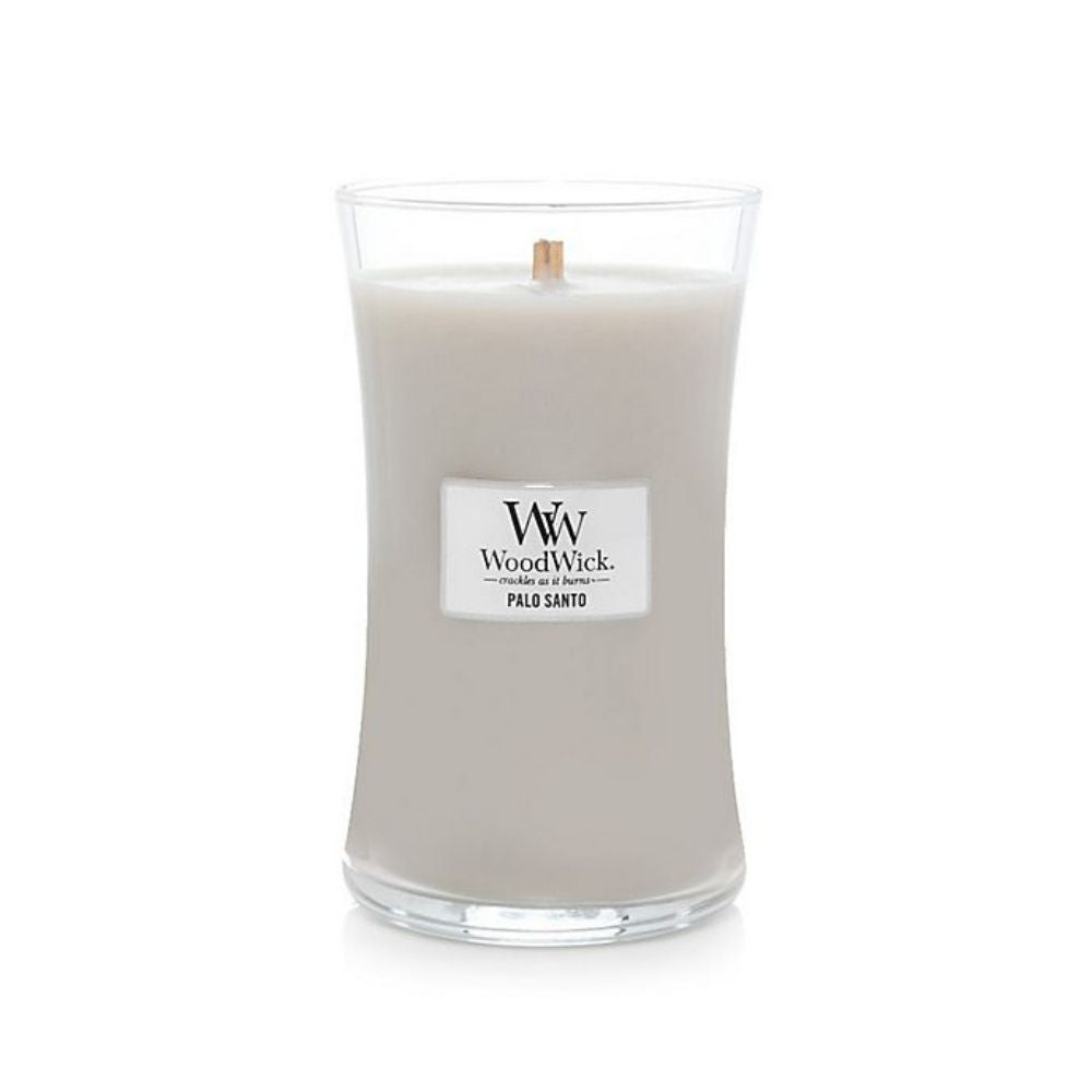 Large WoodWick Scented Soy Candle - Palo Santo - Funky Gifts NZ