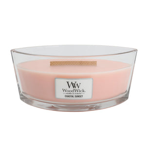 Ellipse WoodWick Scented Soy Candle - Coastal Sunset - Funky Gifts NZ